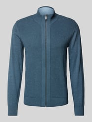 Regular Fit Strickjacke mit Stehkragen von MCNEAL Blau - 37