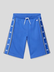 Sweatshorts mit Label-Details von CHAMPION Blau - 16