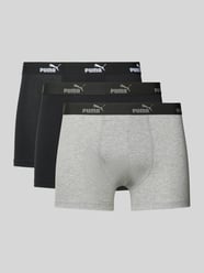 Boxershorts mit elastischem Logo-Bund im 4er-Pack von Puma Schwarz - 15