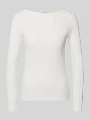 Slim fit shirt met lange mouwen van katoenmix model 'Sovke' van OPUS - 5