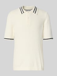 Bluzka z dzianiny z kołnierzykiem polo model ‘SAPEDRO POLO’ od Samsøe Samsøe - 15
