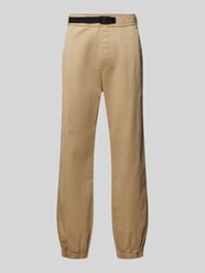 Baggy Fit Hose mit Klickverschluss Modell 'Gerko' von Hugo Blue Beige - 38