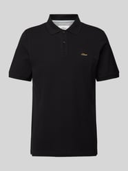 Regular Fit Poloshirt aus reiner Baumwolle mit Label Stitching von s.Oliver RED LABEL - 1