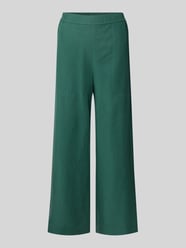 Wide leg culotte van een mix van lyocell en linnen van Marc O'Polo - 42