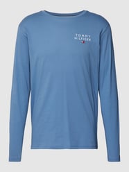 Longsleeve mit Label- und Logo-Print von Tommy Hilfiger Blau - 8