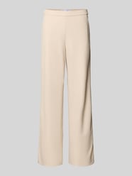 Wide Leg Stoffhose mit elastischem Bund Modell 'PALINA' von Raffaello Rossi Beige - 24