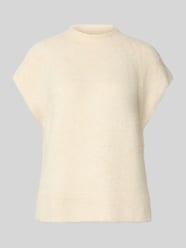 Regular fit T-shirt met mohair, model 'Pimolia' van OPUS Beige - 4