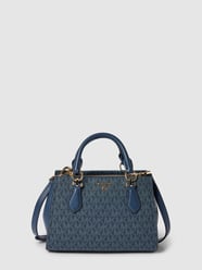 Handtas met all-over logomotief, model 'MARILYN' van MICHAEL Michael Kors Blauw / turquoise - 13