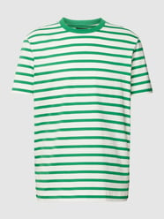 T-Shirt mit Streifenmuster von Esprit Collection Grün - 10