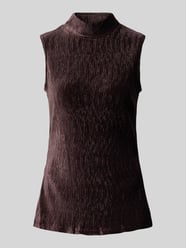 Regular Fit Blusentop mit Turtleneck Modell 'XMARTE' von Mango Bordeaux - 2