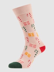 Sokken met all-over motief van Dilly Socks Blauw / turquoise - 27