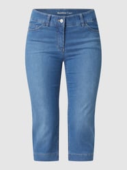 Caprijeans mit Stretch-Anteil Modell 'Best4Me' von Gerry Weber Edition Blau / Türkis - 35
