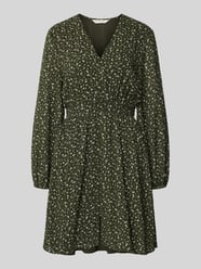 Minikleid im Allover-Look mit Knopfleiste Modell 'Kaylen Oceanna' von MSCH Copenhagen - 31