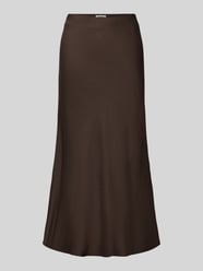 Midirock aus Satin Modell 'URA' von DRYKORN Beige - 35