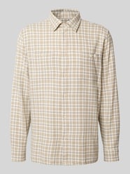 Regular Fit Freizeithemd mit Kentkragen Modell 'John' von Les Deux Beige - 16
