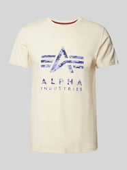 T-Shirt mit Label-Print von Alpha Industries - 40