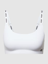 Bustier mit Label-Prints Modell 'SCOOP' von ADIDAS SPORTSWEAR Weiß - 16