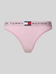 String van katoenmix, model 'TH HERITAGE' van TOMMY HILFIGER Fuchsia - 18