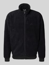 Fleecejack met opstaande kraag en ritssluiting van adidas Sportswear - 30