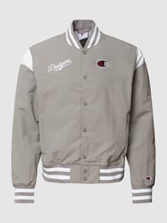 Bomberjacke mit Logo-Stitching von CHAMPION Grau - 36