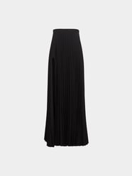 Plisseerock mit Schlitz von VETEMENTS Grau / Schwarz - 13