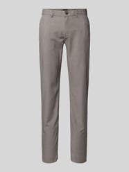 Spodnie materiałowe o kroju slim fit z francuskimi wpuszczanymi kieszeniami od MCNEAL - 10