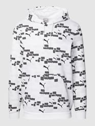 Hoodie mit Allover-Print von PUMA PERFORMANCE Weiß - 40