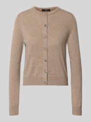 Kardigan rozpinany o kroju slim fit z mieszanki wełny i kaszmiru Model 'NEBBIA' od Weekend Max Mara - 10