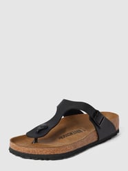 Japonki z detalami z logo od Birkenstock Czarny - 40