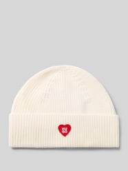 Czapka beanie z mieszanki żywej wełny Model „SENTIALY_HAT” od HUGO - 27