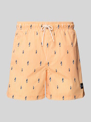 Regular Fit Badeshorts mit Label-Patch Modell 'STMAUI' von Jack & Jones - 5