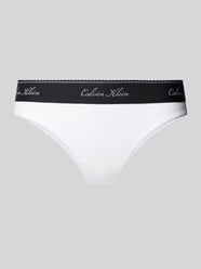 String aus Baumwoll-Mix mit Modal-Anteil Modell 'SCRIPT Thong' von Calvin Klein Underwear - 16