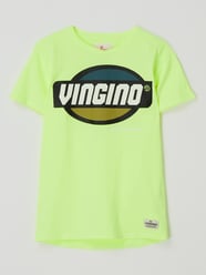 T-shirt van katoen, model 'Hufo' van VINGINO Geel - 12
