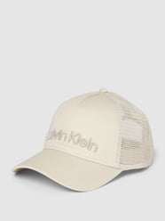 Trucker Cap mit Label-Stitching Modell 'CALVIN EMBROIDERY' von CK Calvin Klein Beige - 37