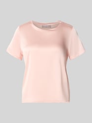 Blusenshirt aus Satin mit Rundhalsausschnitt von Christian Berg Woman Selection Pink - 8