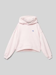 Hoodie mit Logo-Print von Calvin Klein Jeans Rosa - 13