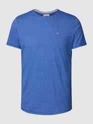 Slim Fit T-Shirt mit Label-Stitching von Tommy Jeans Blau / Türkis - 2