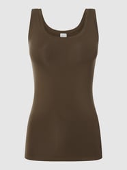 Cropped Leggings mit Stretch-Anteil von Saisei Grün - 22