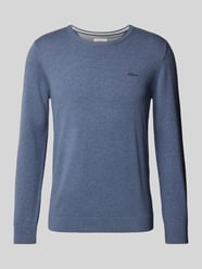 Sweter z dzianiny z prążkowanymi wykończeniami od s.Oliver RED LABEL - 26