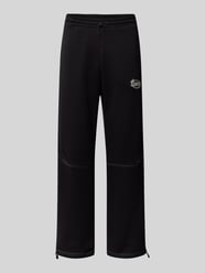 Straight Leg Sweatpants mit Label-Print von REVIEW Schwarz - 31