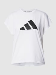 T-Shirt mit Logo-Print von Adidas Training Weiß - 36