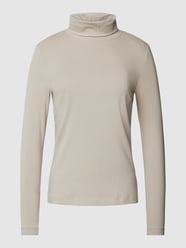 Shirt met lange mouwen en col van Esprit Bruin - 31