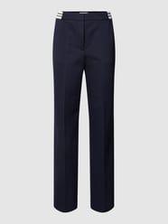 Broek met persplooien, model 'PUNTO' van Tommy Hilfiger Blauw / turquoise - 41