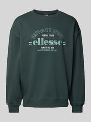 Sweatshirt mit Label-Print Modell 'SADALI' von Ellesse Grün - 19