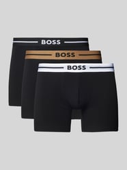 Trunks mit Label-Bund im 3er-Pack von BOSS Schwarz - 26