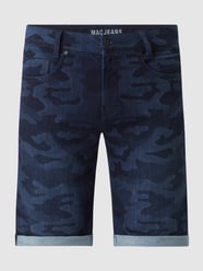 Jeansshorts mit Stretch-Anteil Modell 'Jog'n Bermuda' von MAC Blau / Türkis - 28