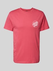 T-Shirt mit Label-Print von SANTA CRUZ Rot - 2