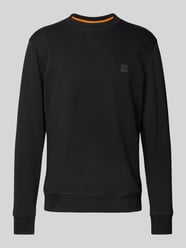Sweatshirt met labeldetail, model 'Westart' van BOSS Orange - 48