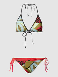 Bikini-Set mit Allover-Muster - Delicatelove X #GNTM von Delicate Love Grün - 24