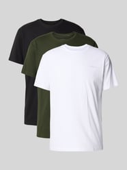 T-Shirt mit Logo-Schriftzug im 3er-Pack von Tom Tailor - 44